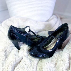 Comfortable Wing Tipped Heels